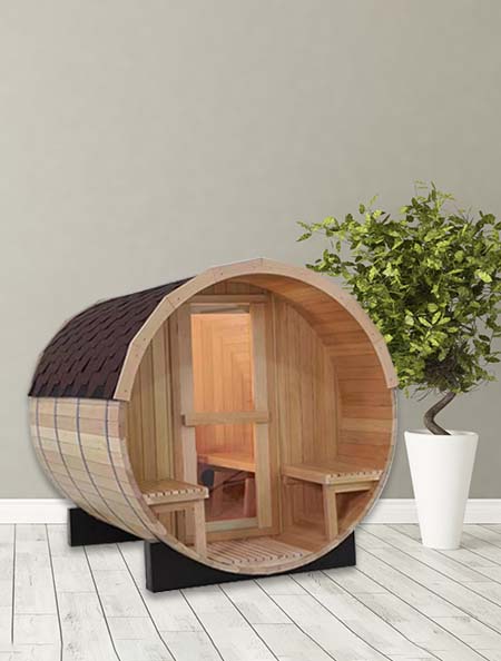 Sala de sauna al aire libre