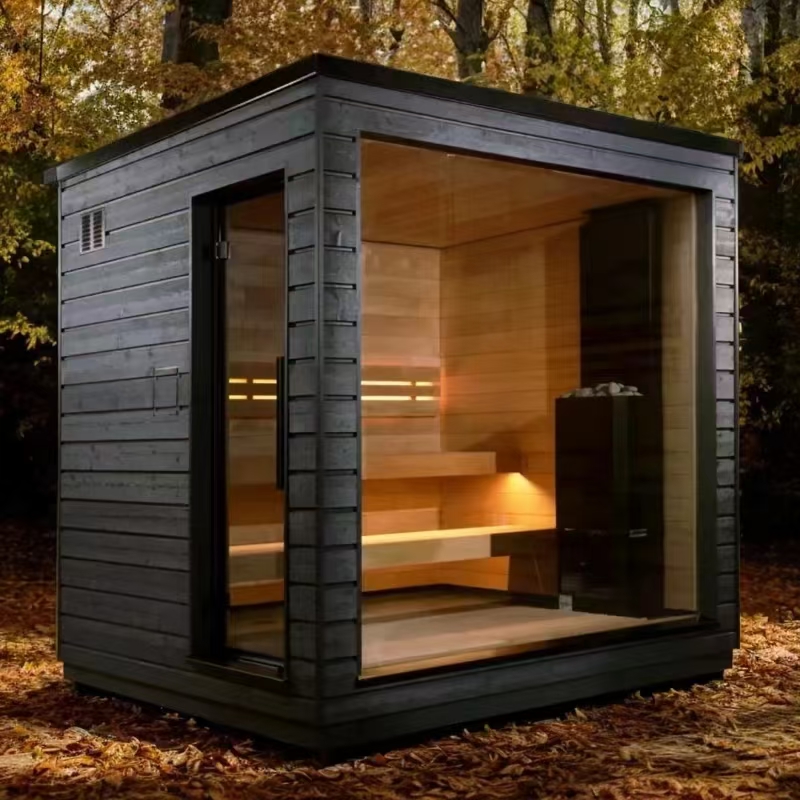 Suzhou Zhongye Sauna Equipment Co., Ltd. Lanza una nueva sala de sauna de estilo paisajista al aire libre.