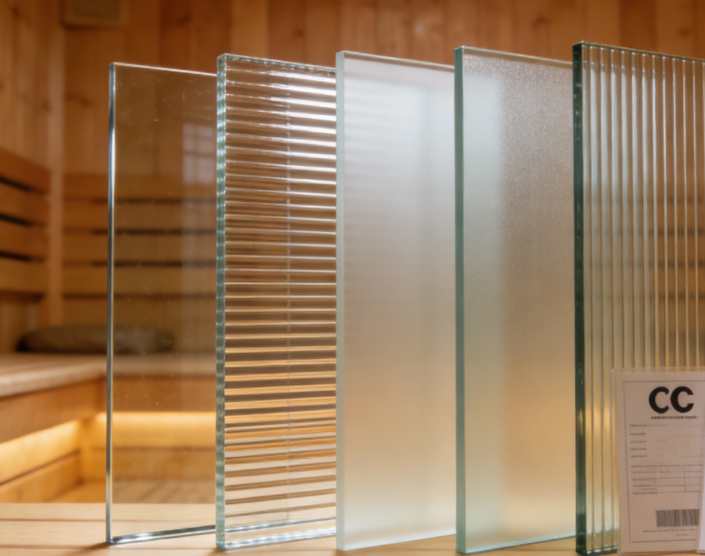 Vidrio a prueba de explosiones para sala de sauna