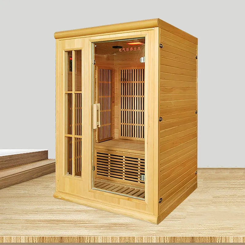 Sauna casera de infrarrojos de espectro completo (capacidad para 2 personas) Sauna casera de infrarrojos de espectro completo (capacidad para 2 personas)