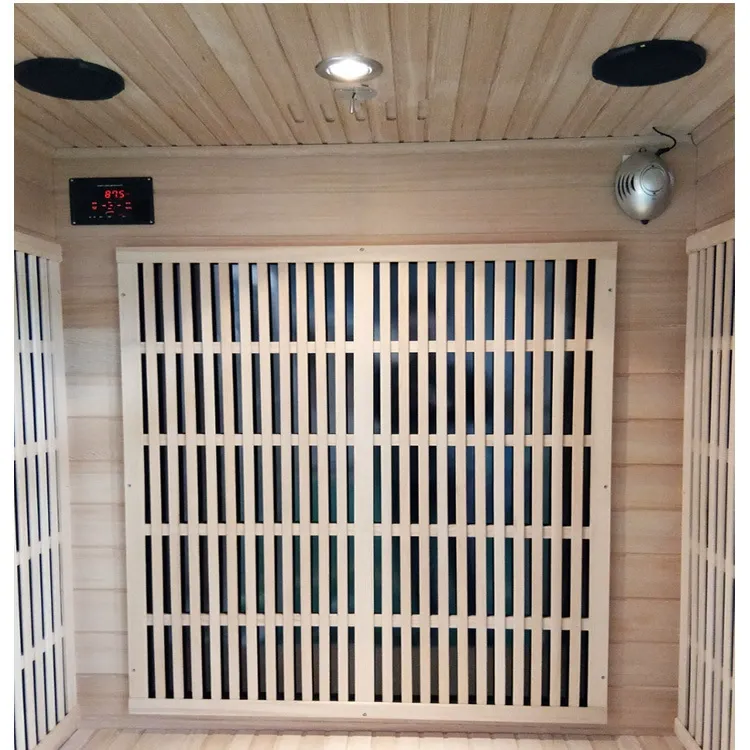Sauna casera de infrarrojos de espectro completo (capacidad para 2 personas)