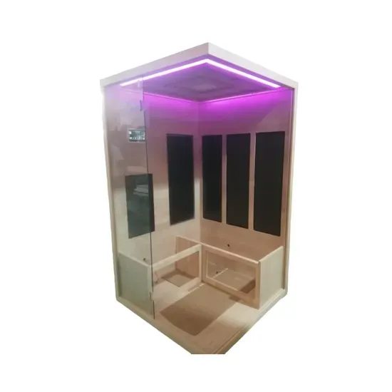 Sauna interior de infrarrojos lejanos 2-3 personas Hemlock Wood