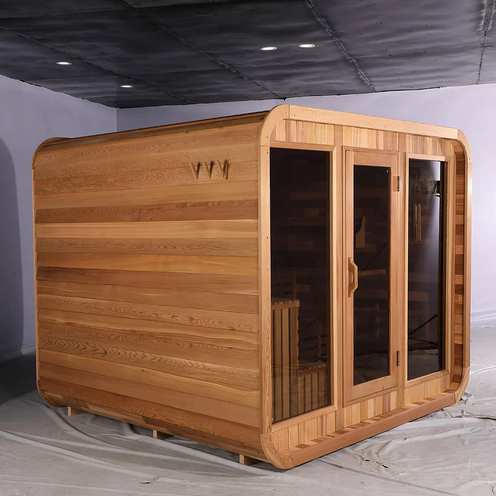 Sauna de infrarrojos lejanos Hemlock al aire libre