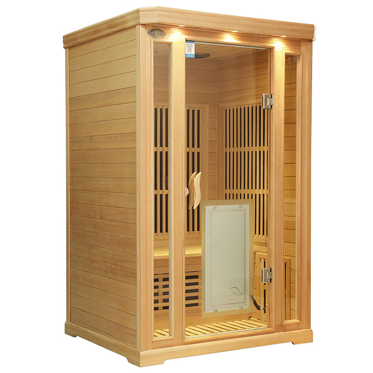 Sala de sauna para dos personas.